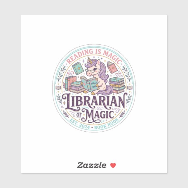 Unicorn Librarian of Magic Original Product Graphi (Sheet)