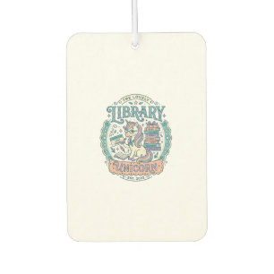 Unicorn Library Unicorn Whimsical Graphic Tee Desi Air Freshener