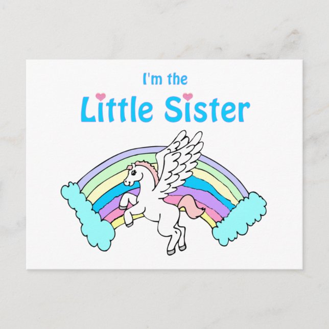 unicorn little sister postcard (Front)
