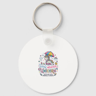 Unicorn Little Weather Unicorn Trendy Shirt Graphi Keychain