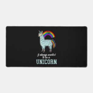 Unicorn Llama Desk Mat