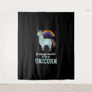 Unicorn Llama Tapestry