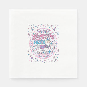 Unicorn Llamacorn Fiesta Playful Shirt Graphic_1 Napkin