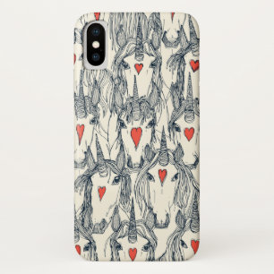 unicorn love indigo persimmon pearl Case-Mate iPhone case