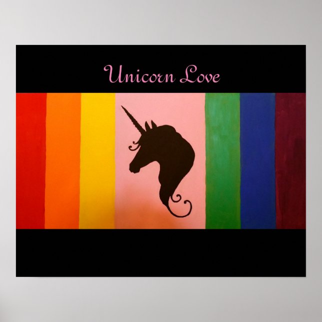Unicorn love poster (Front)