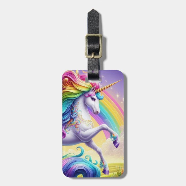 Unicorn Luggage Tags (Front Vertical)