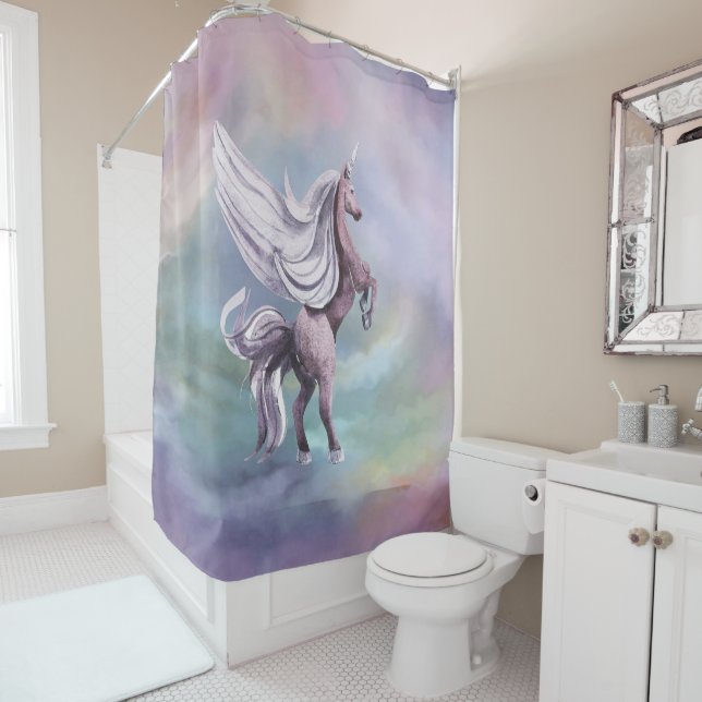 Unicorn Magic | Colourful Pastel Fantasy Watercolo (In Situ)