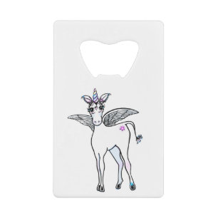 Unicorn Magic Credit Card Bottle Opener