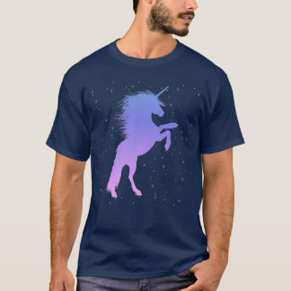 Unicorn Magic Horse Celestial Stars Starry Night S T-Shirt