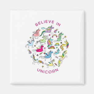 Unicorn Magic Kawaii Magnet