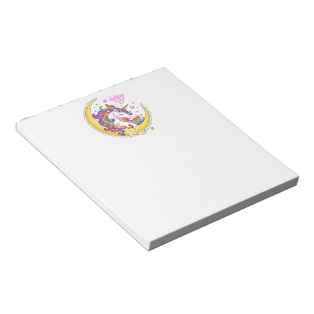 Unicorn Magic Notepad (Angled)