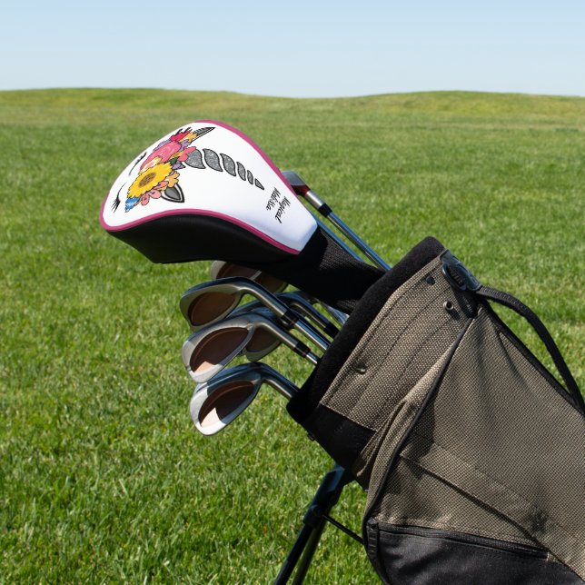 Unicorn Magic on the Golf Course Magical AF  Head Cover (In Situ)