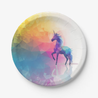 Unicorn Magic Paper Plate
