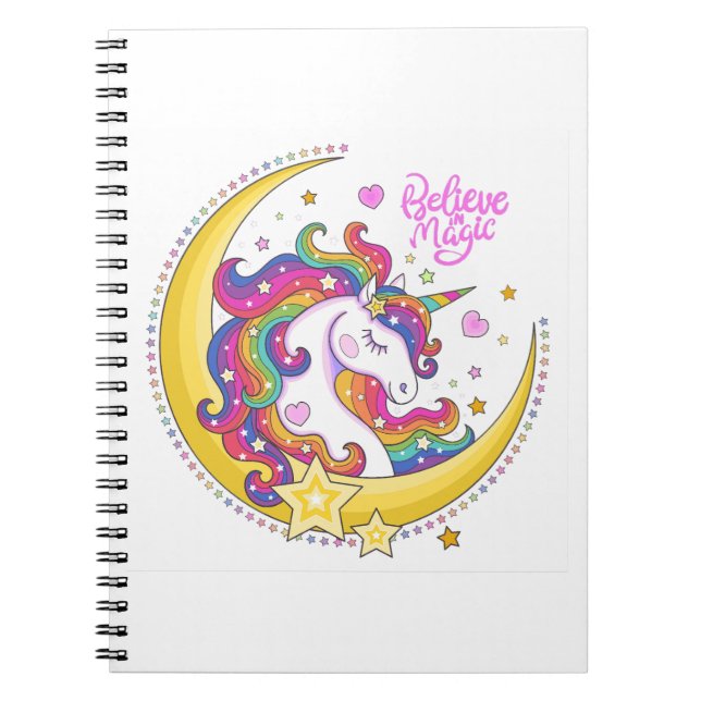Unicorn Magic Photo Notebook (Front)