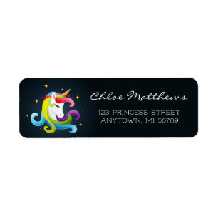 Unicorn Magic Princess Colourful Personalized Name