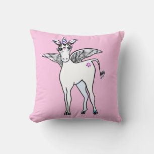 Unicorn magic throw pillow