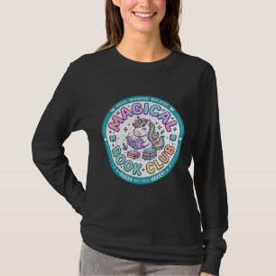 Unicorn Magical Book Club Funny Shirt Graphic_1
