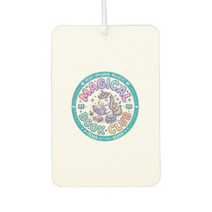 Unicorn Magical Book Club Funny Shirt Graphic_1 Air Freshener