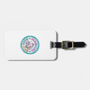 Unicorn Magical Book Club Funny Shirt Graphic_1 Luggage Tag