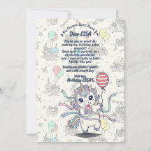 Unicorn Magical Celebration Birthday Party