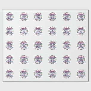 Unicorn Magical Little Squad POD Ready Apparel Gra Wrapping Paper