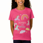 Unicorn Magical Rainbow Celebration Girl Birthday