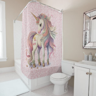 Unicorn Magical Rainbow Colours Pink Glitter