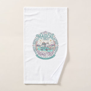 Unicorn Magical Road Trip Original Graphic Tee Des Hand Towel