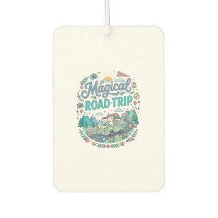 Unicorn Magical Road Trip Print Ready POD Artwork_ Air Freshener