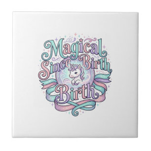 Unicorn Magical Since Birth Original Graphic Tee D Tile