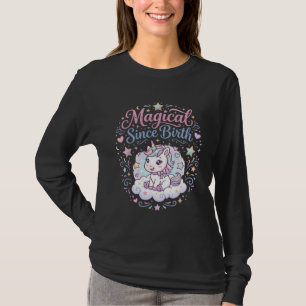Unicorn Magical Since Birth Print Ready POD Artwor T-Shirt