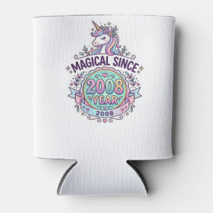 Unicorn Magical Since Year Graphic Design Zazzle D Can Cooler