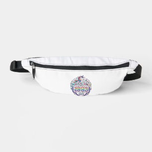 Unicorn Magical Since Year Trendy Print on Demand  Fanny Pack