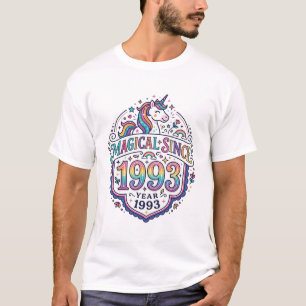 Unicorn Magical Since Year Trendy Print on Demand  T-Shirt