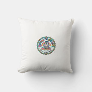 Unicorn Magical Teacher Club Funny Cute Gift Desig Throw Pillow