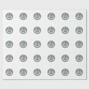 Unicorn Magical Teacher Club Funny Cute Gift Desig Wrapping Paper