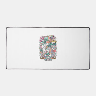 Unicorn Magical Teacher Club Kawaii Marketplace Ar Desk Mat