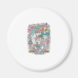 Unicorn Magical Teacher Club Kawaii Marketplace Ar Magnet
