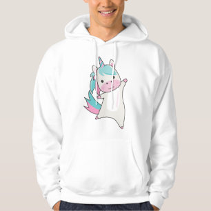 Unicorn Magical Unicorns Pink Kawaii Animals Hoodie
