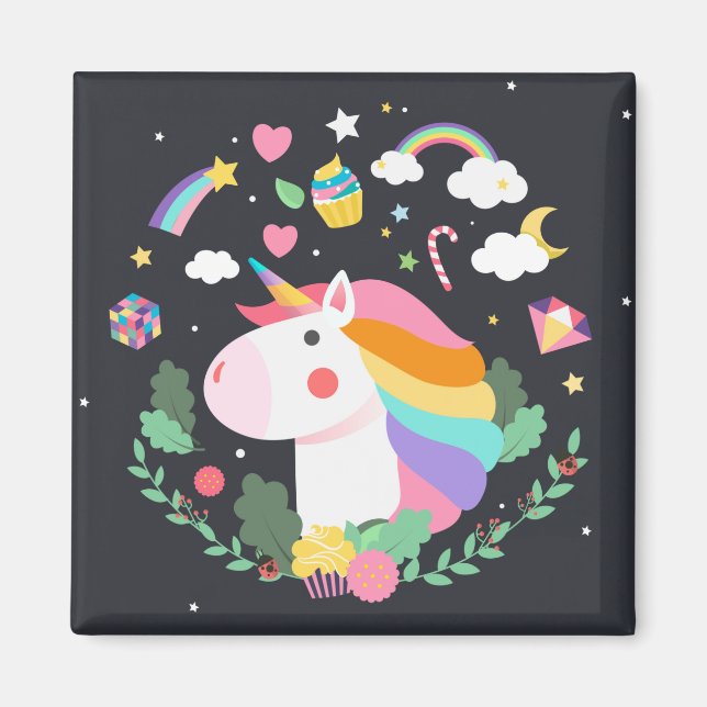 Unicorn Magnet (Front)
