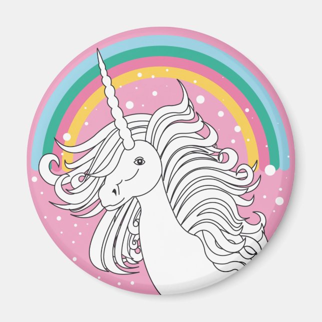 UNICORN MAGNET PINK (Front)