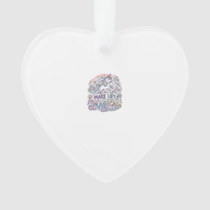 Unicorn Make Life Magical Premium Vector Typograph Ornament