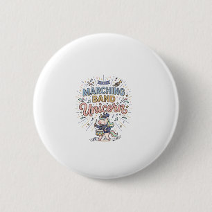 Unicorn Marching Band Unicorn Print Ready Marketpl 2 Inch Round Button