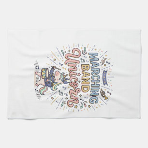 Unicorn Marching Band Unicorn Print Ready Marketpl Kitchen Towel