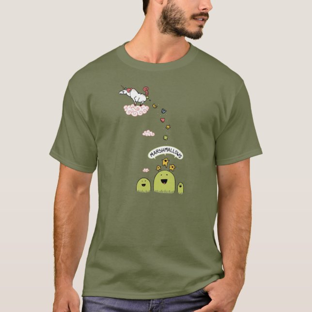 Unicorn Marshmallows T-Shirt (Front)