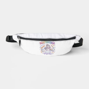 Unicorn Mathicorn Mode Adorable Typography Design_ Fanny Pack