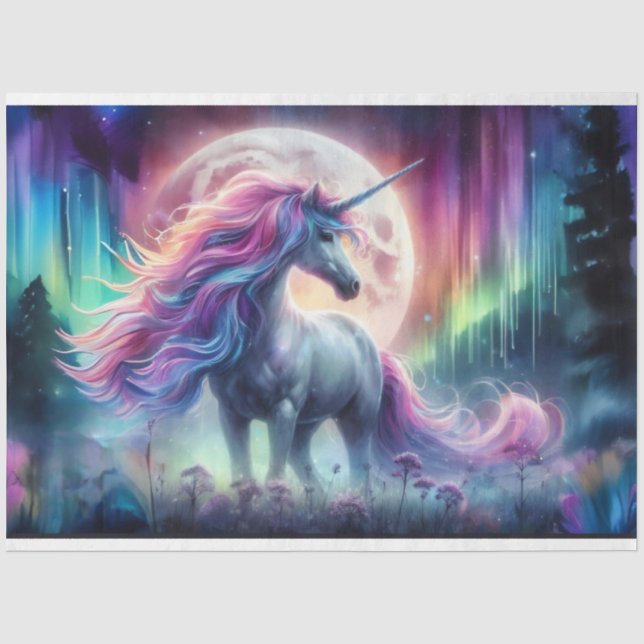 Unicorn Meadow Tissue Paper (Front)