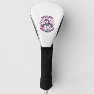 Unicorn Merry and Magical Golf Head Cover