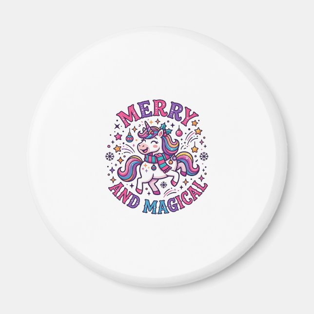 Unicorn Merry and Magical Magnet (Front)
