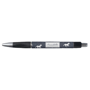 Unicorn Midnight Sky Pattern Personalised Pen